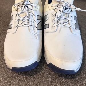 New Balance Men’s Golf White and Navy Casual size 11.5 2E